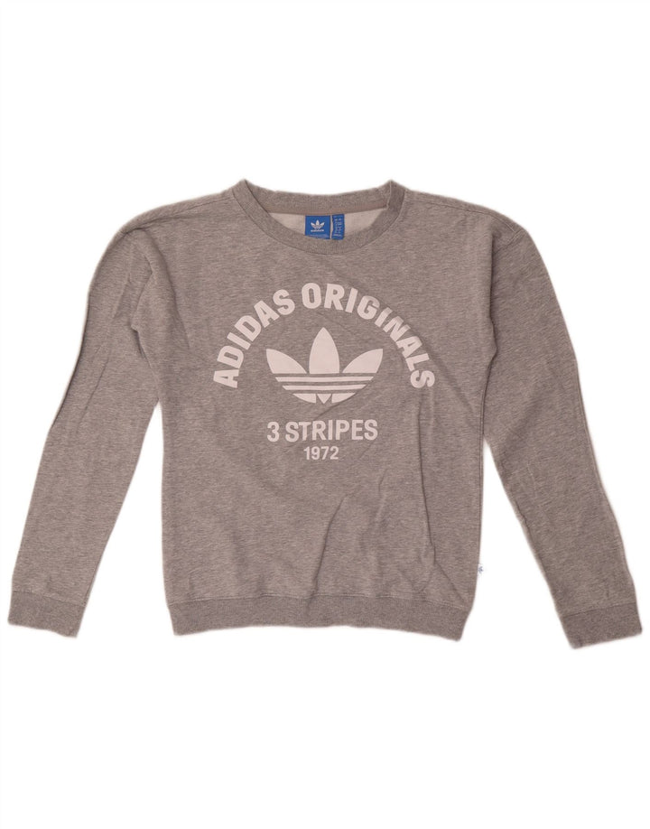 Damska bluza Adidas Graphic Jumper UK 8 Small Grey