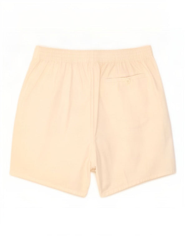 Damskie spodenki chino Sivar z wysokim stanem IT 50 XL W30, biały poliester