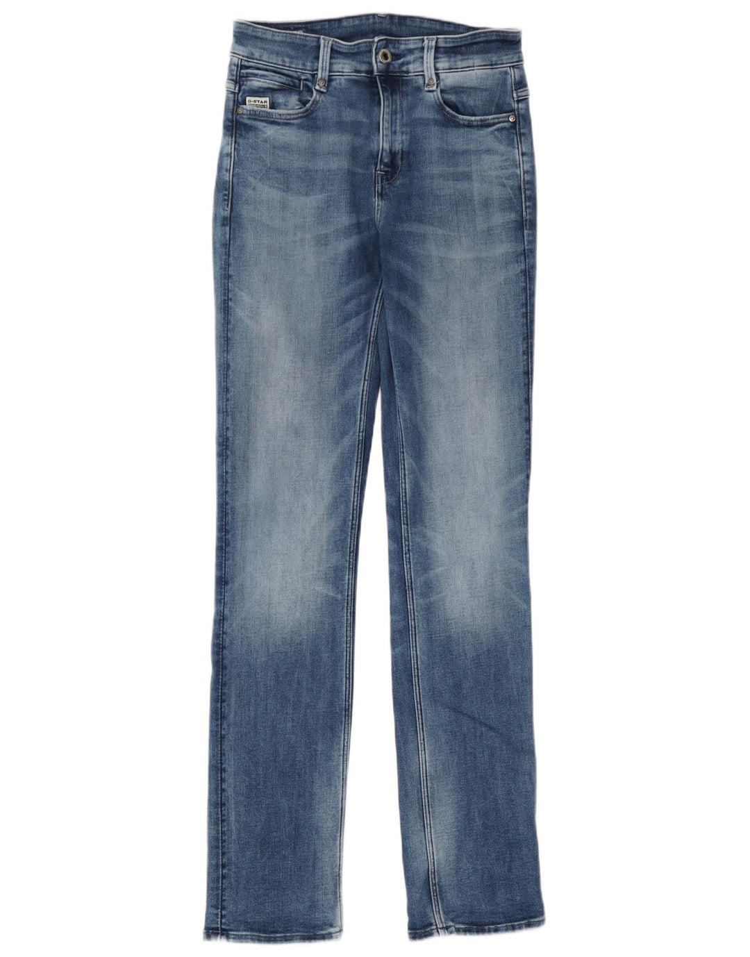 Damskie jeansy slim G-Star W26 L32 Niebieskie bawełniane