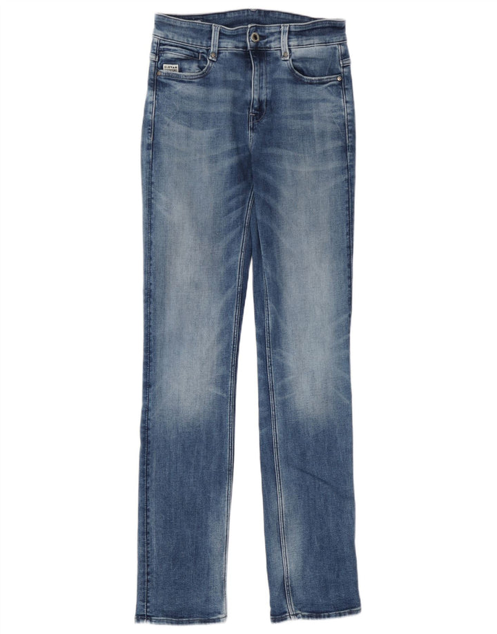 Damskie jeansy slim G-Star W26 L32 Niebieskie bawełniane