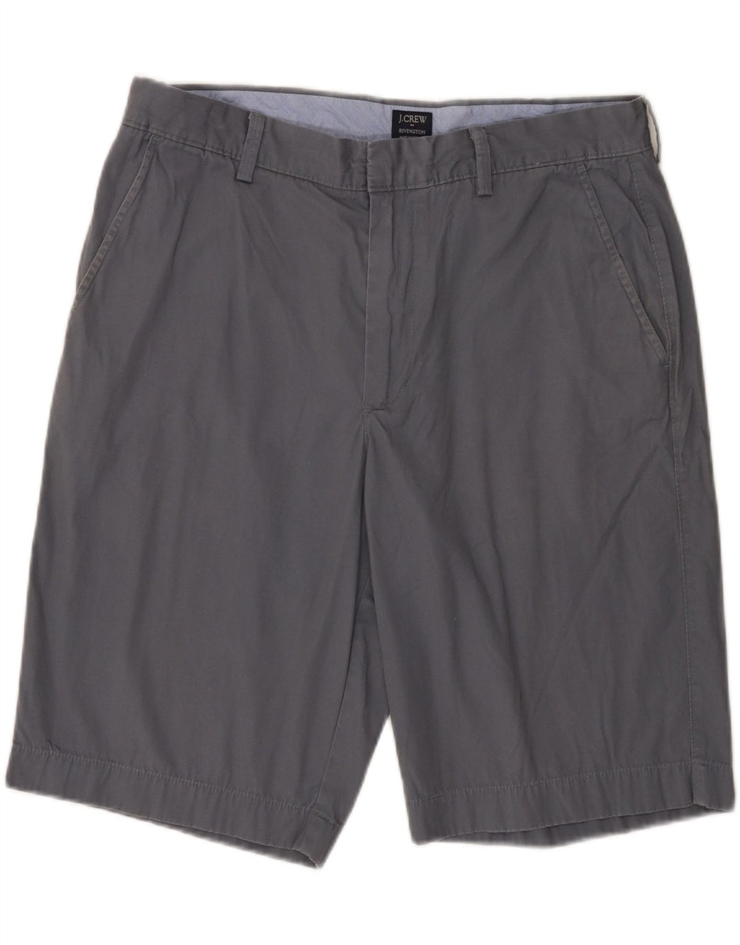 Męskie spodenki chino J. CREW Rivington W36, duże, szare, bawełniane