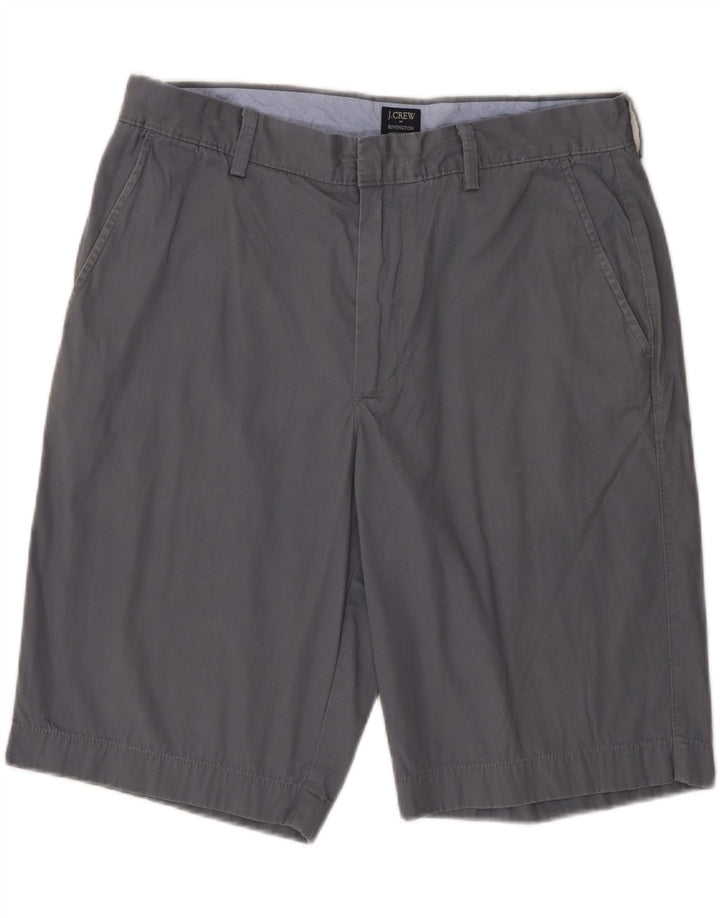Męskie spodenki chino J. CREW Rivington W36, duże, szare, bawełniane