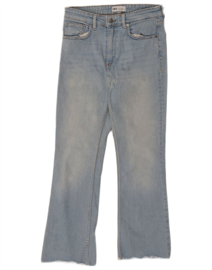 Damskie jeansy Zara Bootcut EU 38 Small W28 L25 Niebieskie