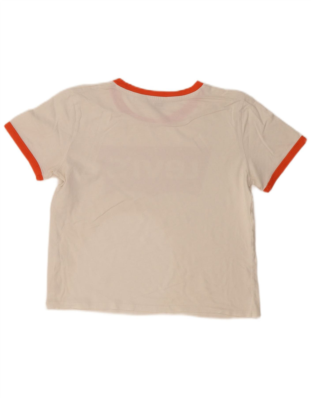 Damska koszulka Levi's Crop Graphic Top UK 14 Średnia biel