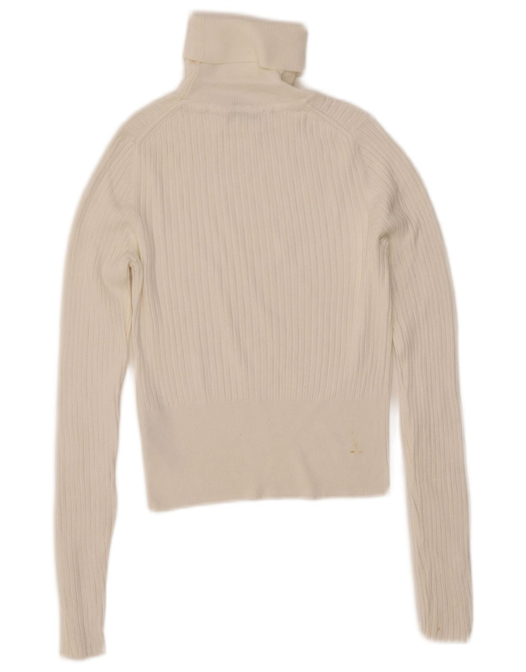Damski sweter z golfem ZARA UK 10 Small, biała wiskoza