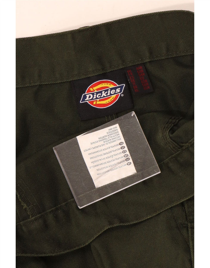Męskie proste spodnie cargo Dickies W44 L31 Zielony poliester