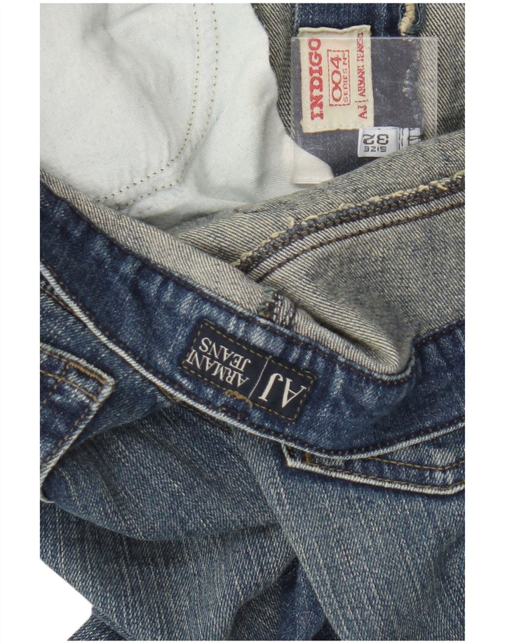 Damskie jeansy Armani Indigo Bootcut W32 L30 Niebieskie