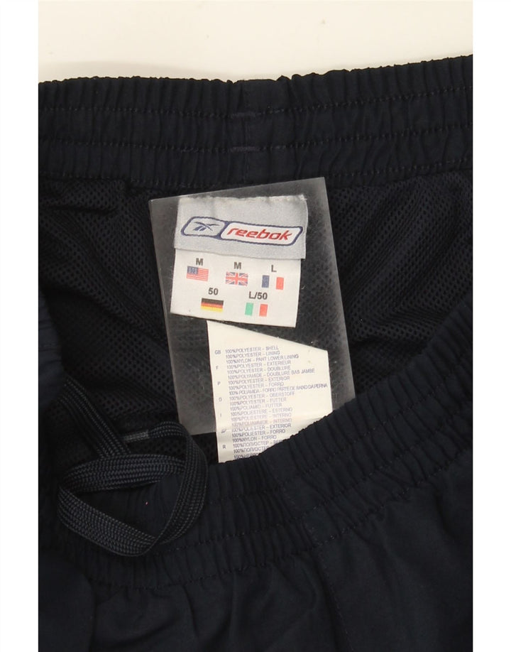 Męskie spodnie dresowe Reebok Joggers, średni granatowy poliester