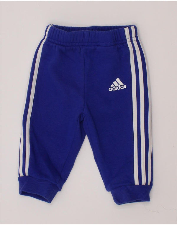 Spodnie dresowe Adidas Baby Boys Joggers 3-6 miesięcy, niebieska bawełna