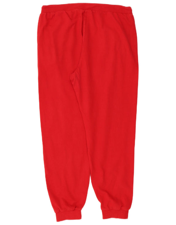 Damskie spodnie dresowe Fila Joggers UK 18 XL Czerwona bawełna