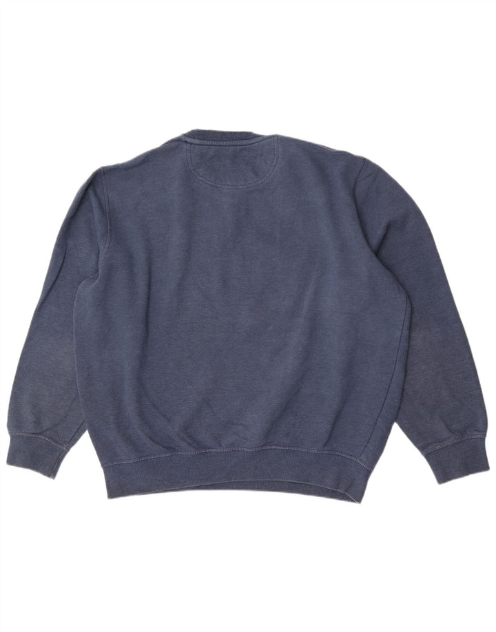 US Polo Assn. Męska bluza z kapturem, duża, niebieska, bawełniana
