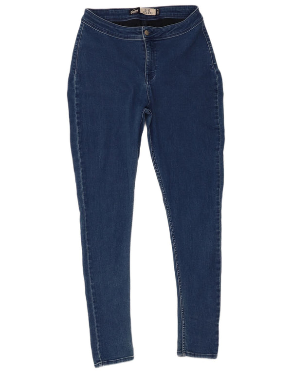 Damskie jeansy Superdry Evie Jegging Skinny W30 L30 Niebieskie, bawełniane
