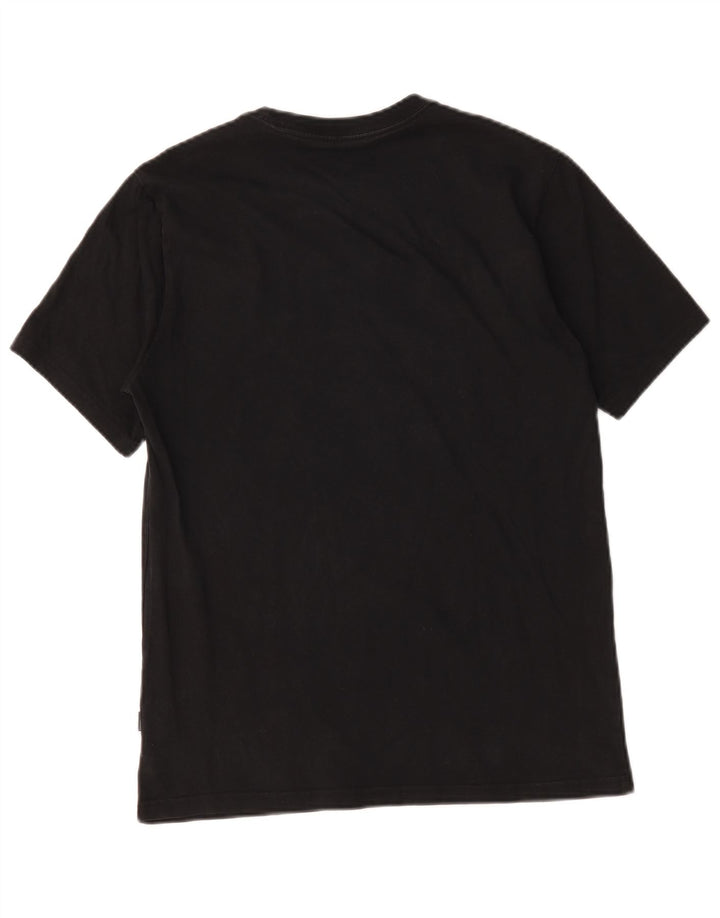 Converse Męski T-shirt z grafiką, mały, czarny, bawełniany