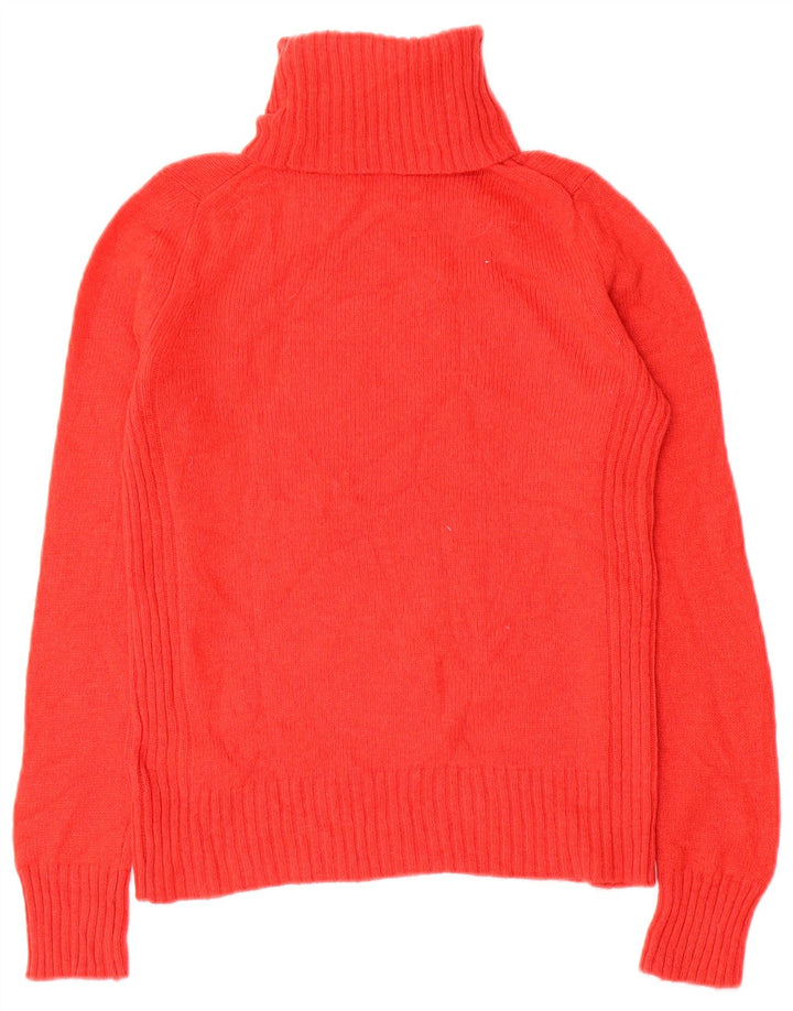 Marks & Spencer Damski sweter z golfem UK 6 XS, czerwona wełna