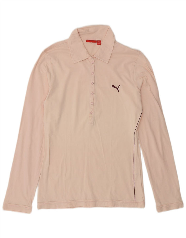 Damska koszulka polo Puma z długim rękawem UK 14, średni róż