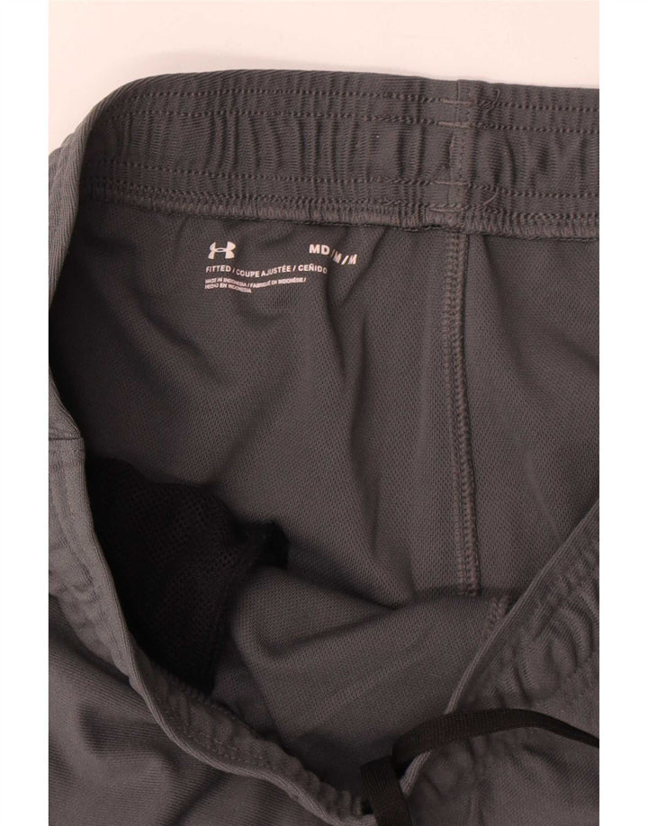 Męskie dopasowane spodnie dresowe Under Armour w kolorze średnioszarym, z poliestru