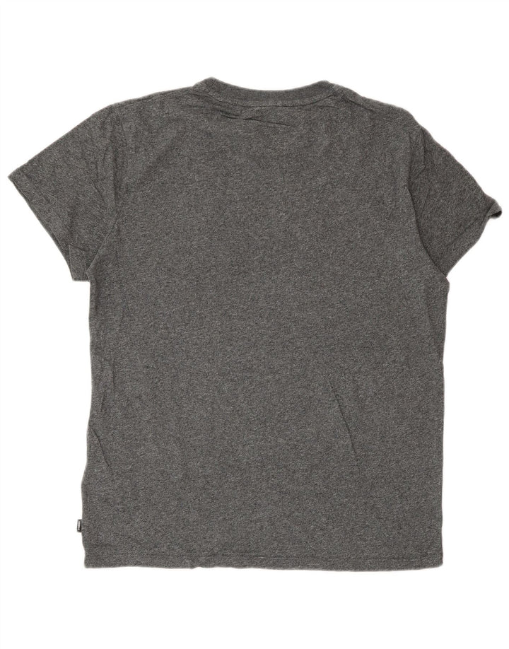 T-shirt męski Superdry, bawełniany, średnioszary