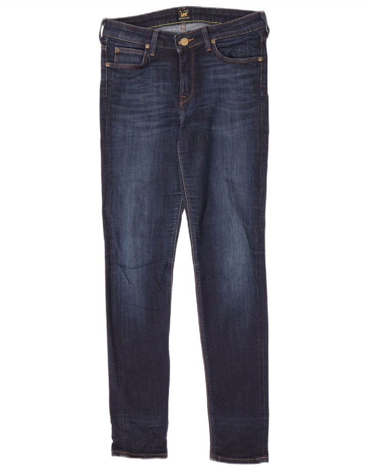 Damskie jeansy Lee Slim W30 L30 Niebieskie bawełniane