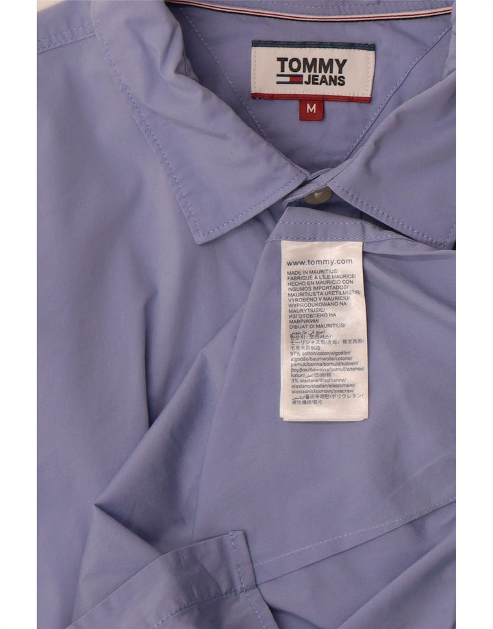 Męska koszula slim fit Tommy Hilfiger w kolorze średnioniebieskim, bawełniana