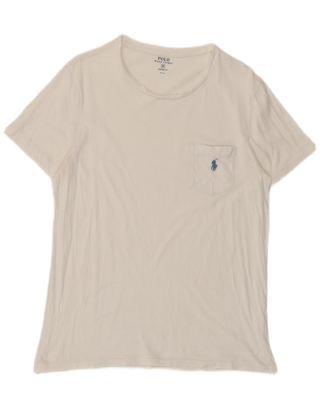 Koszulka męska Polo Ralph Lauren o dopasowanym kroju, średnia biel