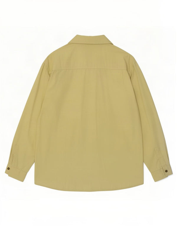 Pepperino Mens Shirt Large Yellow Cotton