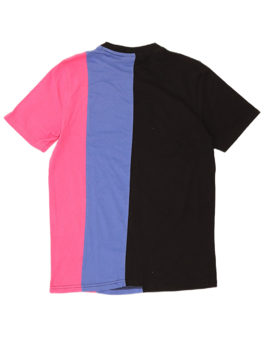 Męski T-shirt Fila z grafiką, mały, wielokolorowy, bawełniany z blokami kolorów