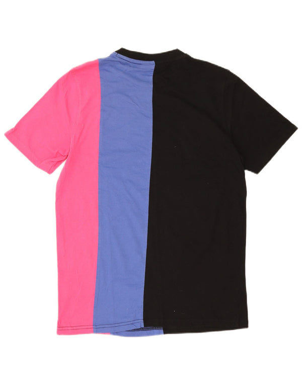 Męski T-shirt Fila z grafiką, mały, wielokolorowy, bawełniany z blokami kolorów