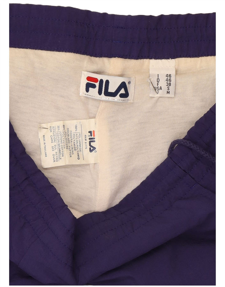 Męskie spodnie dresowe Fila Joggers IT 46 Small Purple Poliamid