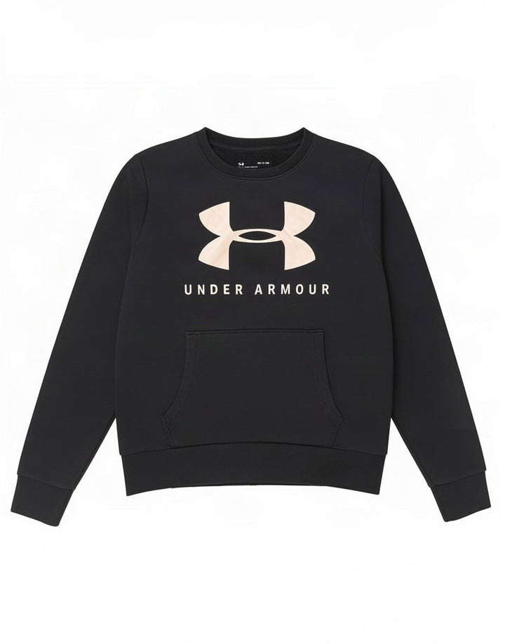 Męska bluza z grafiką Under Armour, mała, granatowa, bawełniana