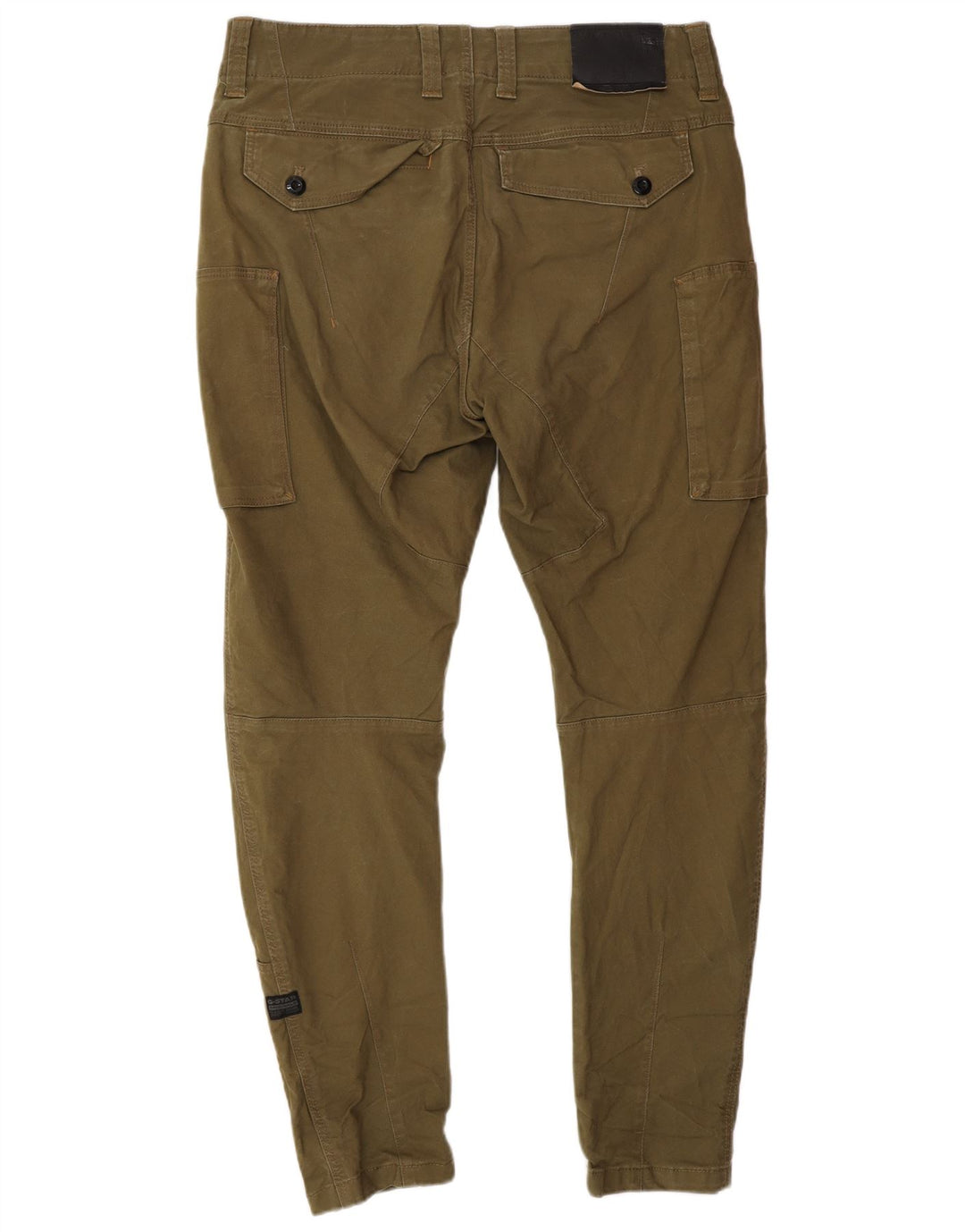 Męskie spodnie cargo G-STAR Banana Slim W34 L30 Khaki Cotton Army