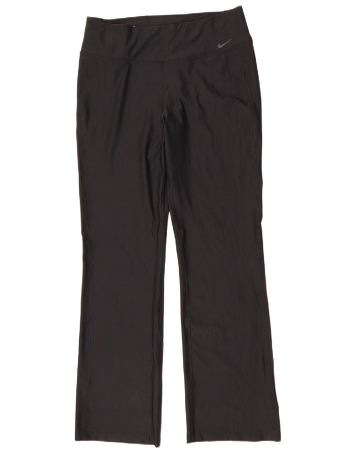 Damskie legginsy Nike Dri Fit UK 14, duże, czarne, poliestrowe