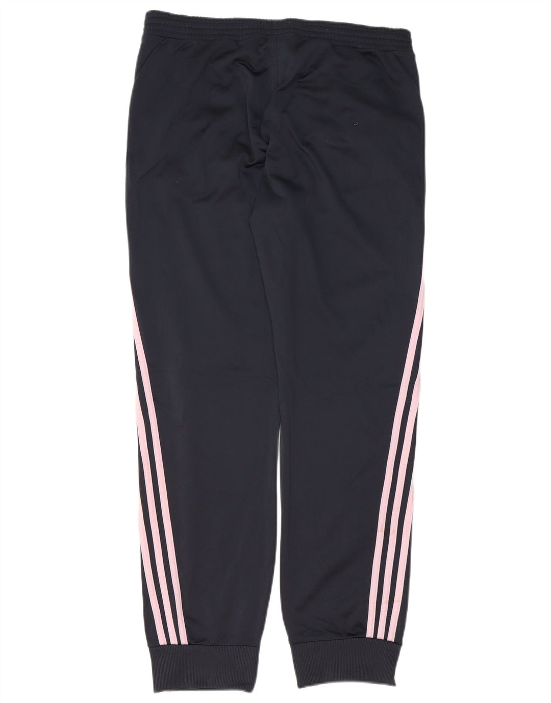 Damskie spodnie dresowe ADIDAS Joggers UK 16, duże granatowe, poliestrowe