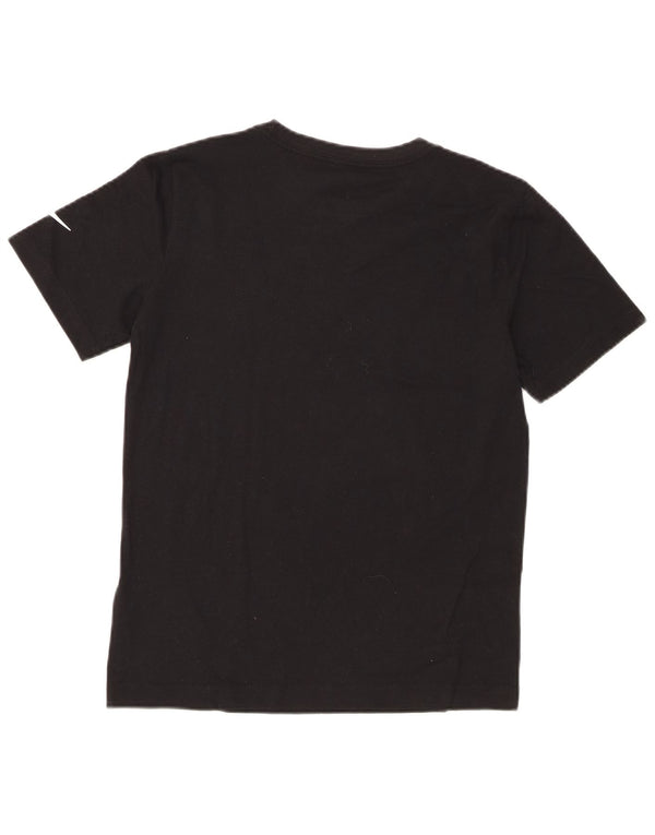 Chłopięcy T-shirt z grafiką Nike na 12-13 lat, duży, czarny, bawełniany