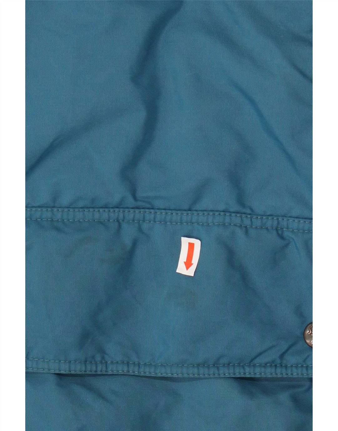 Męska kurtka wiatrówka ASICS UK 42 XL Niebieski poliamid z blokami kolorów