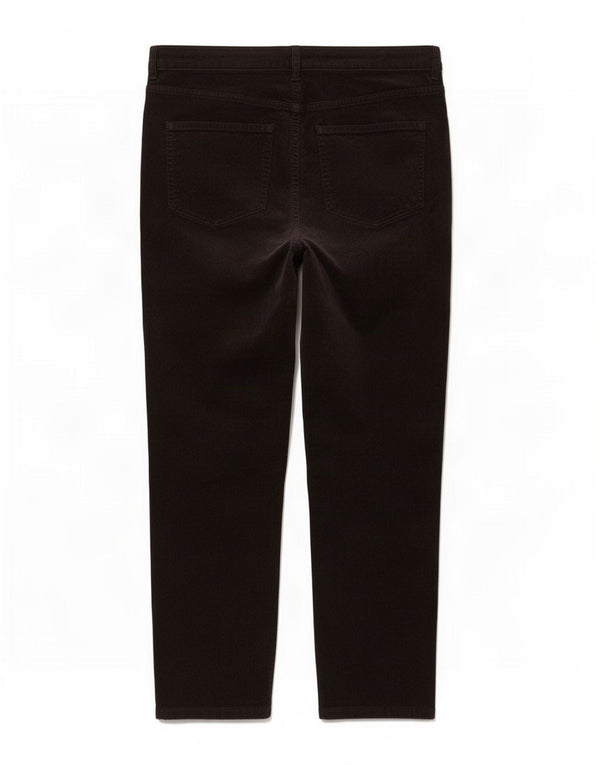 Spodnie sztruksowe Marks & Spencer Damskie UK 18 XL W36 L28 Brązowe