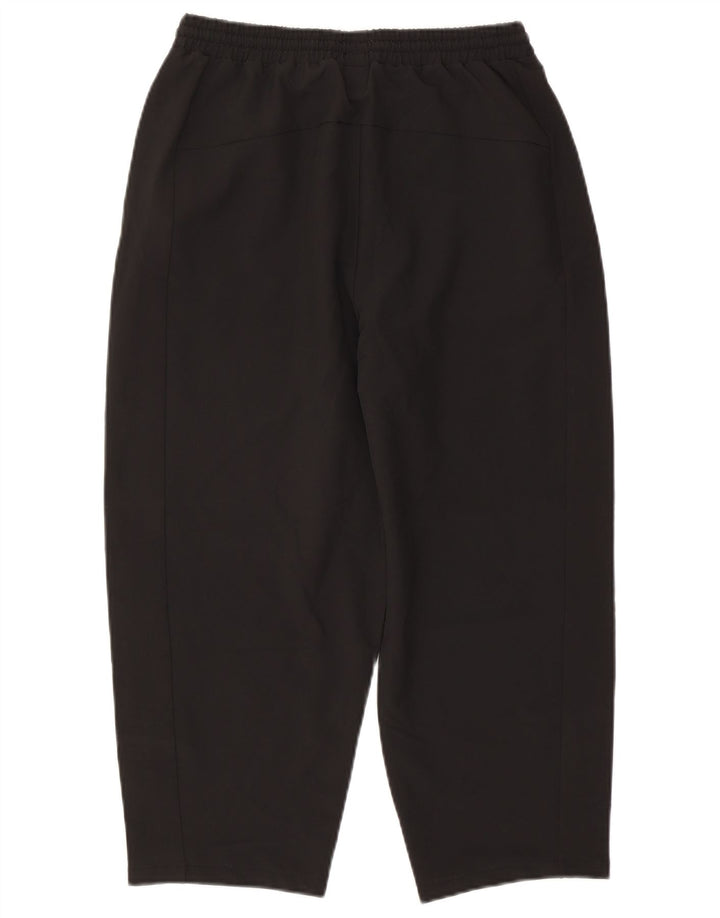 Damskie spodnie dresowe Puma Capri UK 10, małe, czarne, poliestrowe