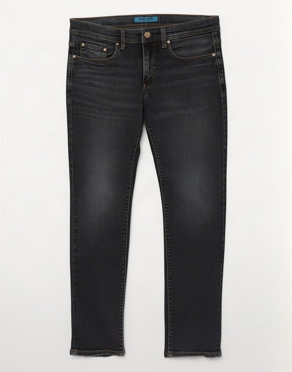 Jeansy męskie Pierre Cardin Lyon Tapered W32 L32 Granatowa bawełna