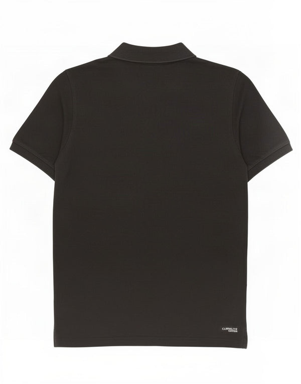 Męska koszulka polo Adidas Clima 365, mała, czarna, bawełniana