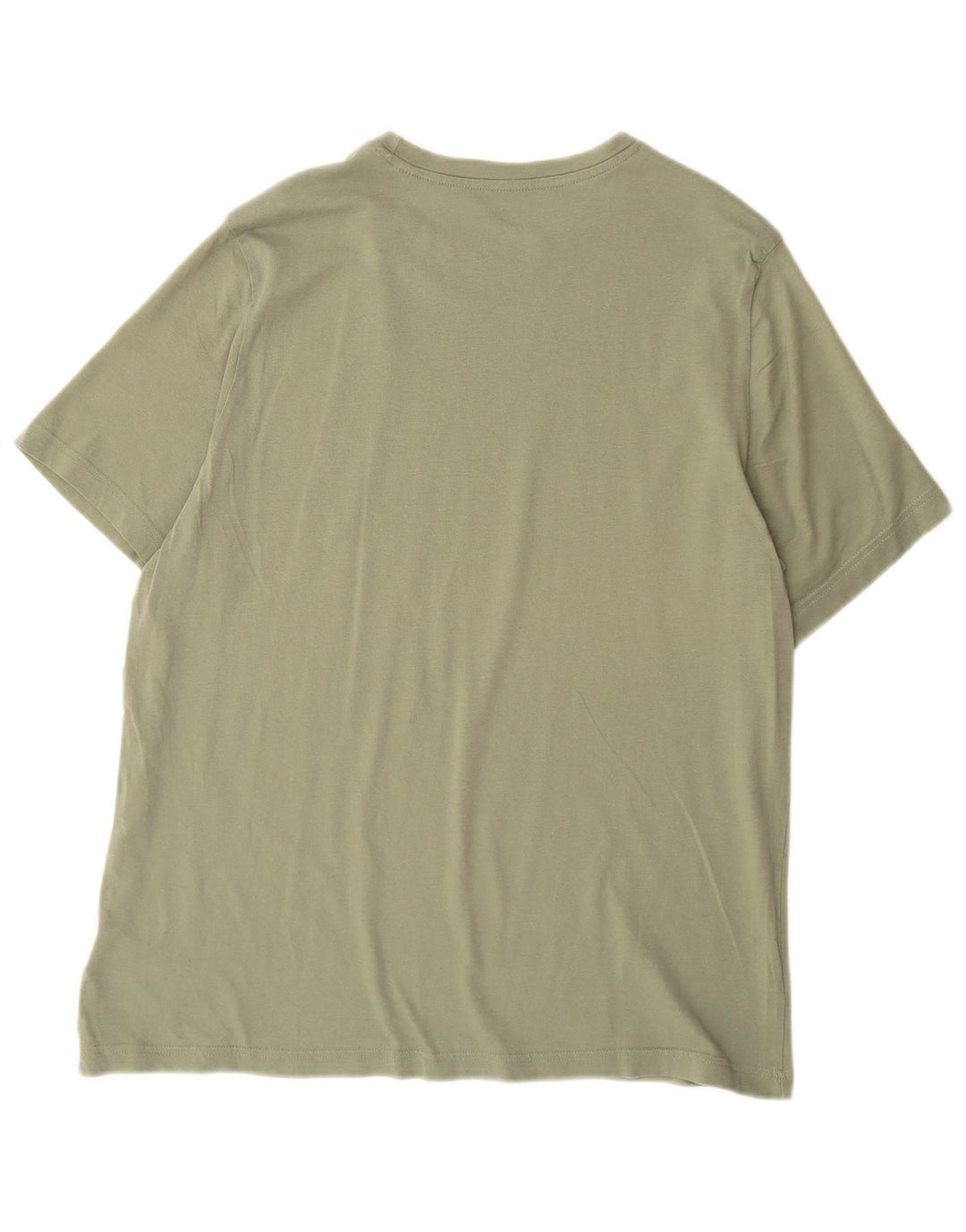 Męski T-shirt Reebok z grafiką, duży, zielony, bawełniany