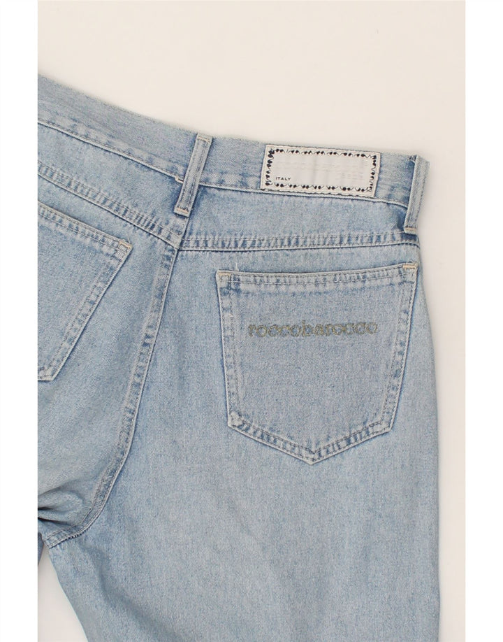 ROCCOBAROCCO Womens High Rise Slim Jeans W31 L28 Blue Cotton Vintage Roccobarocco and Second-Hand Roccobarocco from Messina Hembry 