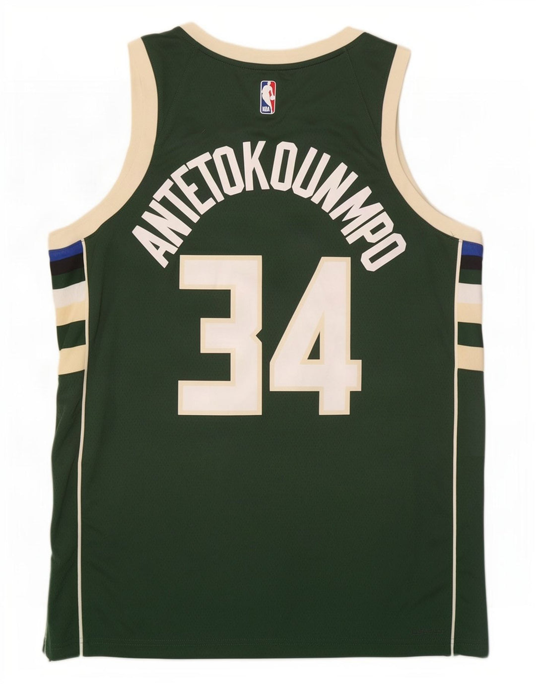 Męska koszulka z kamizelką Nike Milwaukee 34 Graphic, duża, zielona, z blokami kolorów, poliester