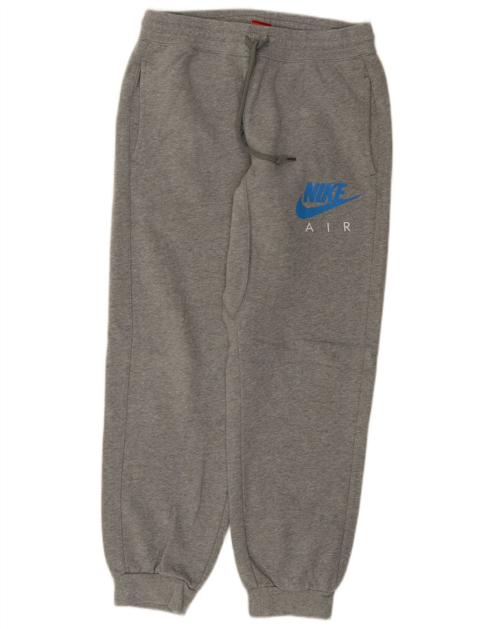 Damskie spodnie dresowe NIKE z grafiką Joggers UK 14 Średnioszary, bawełniany