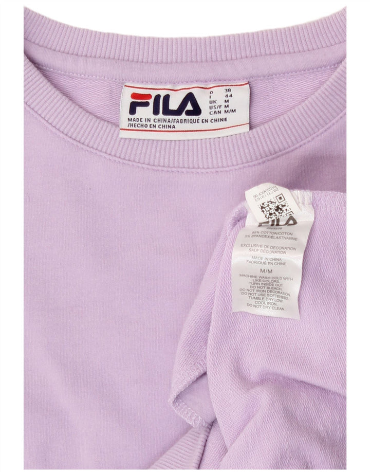 Bluza damska Fila Sweter UK 14 Średni fioletowy bawełna