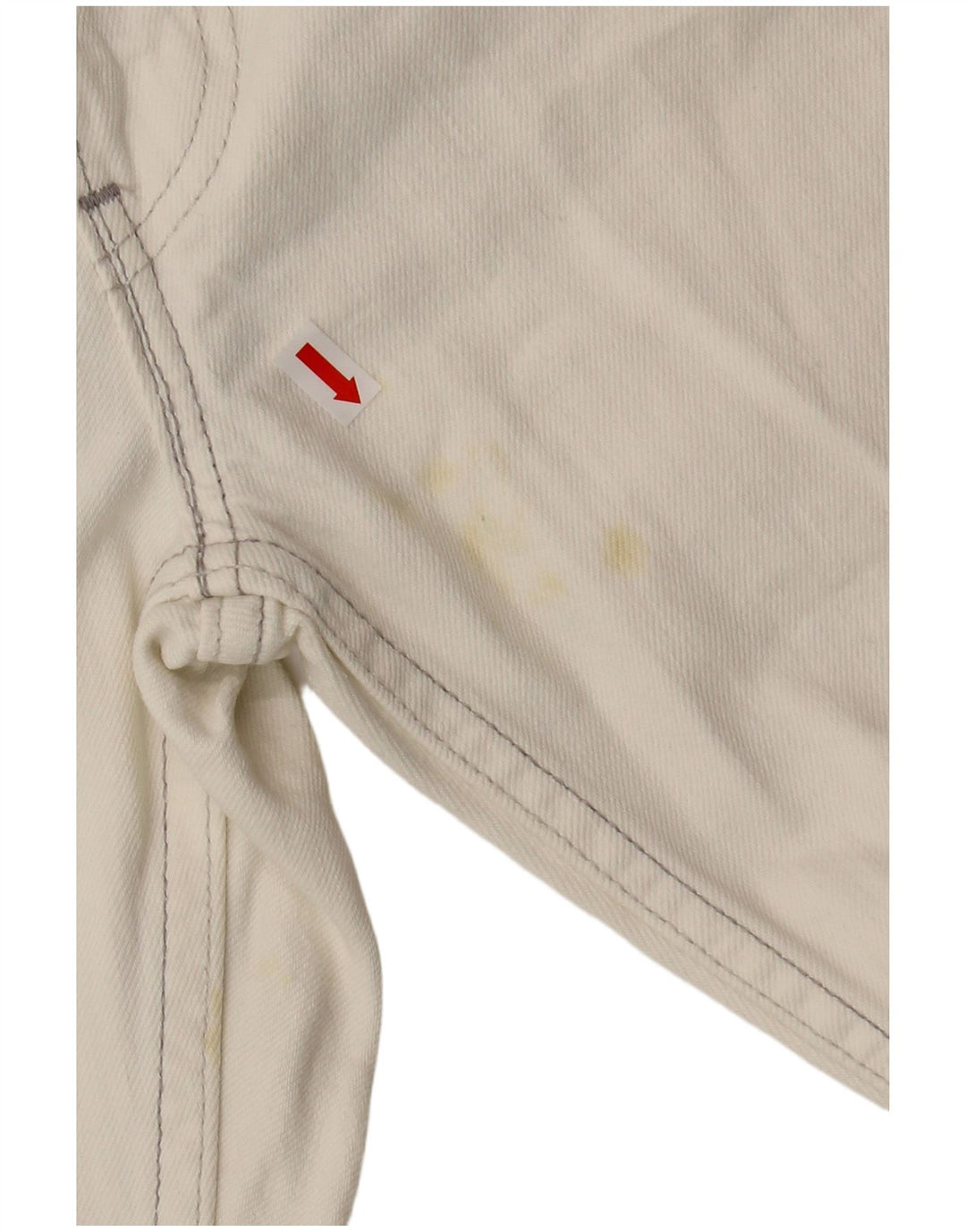 Męskie jeansy LEVI'S 511 W31 L34 w kolorze złamanej bieli, bawełniane