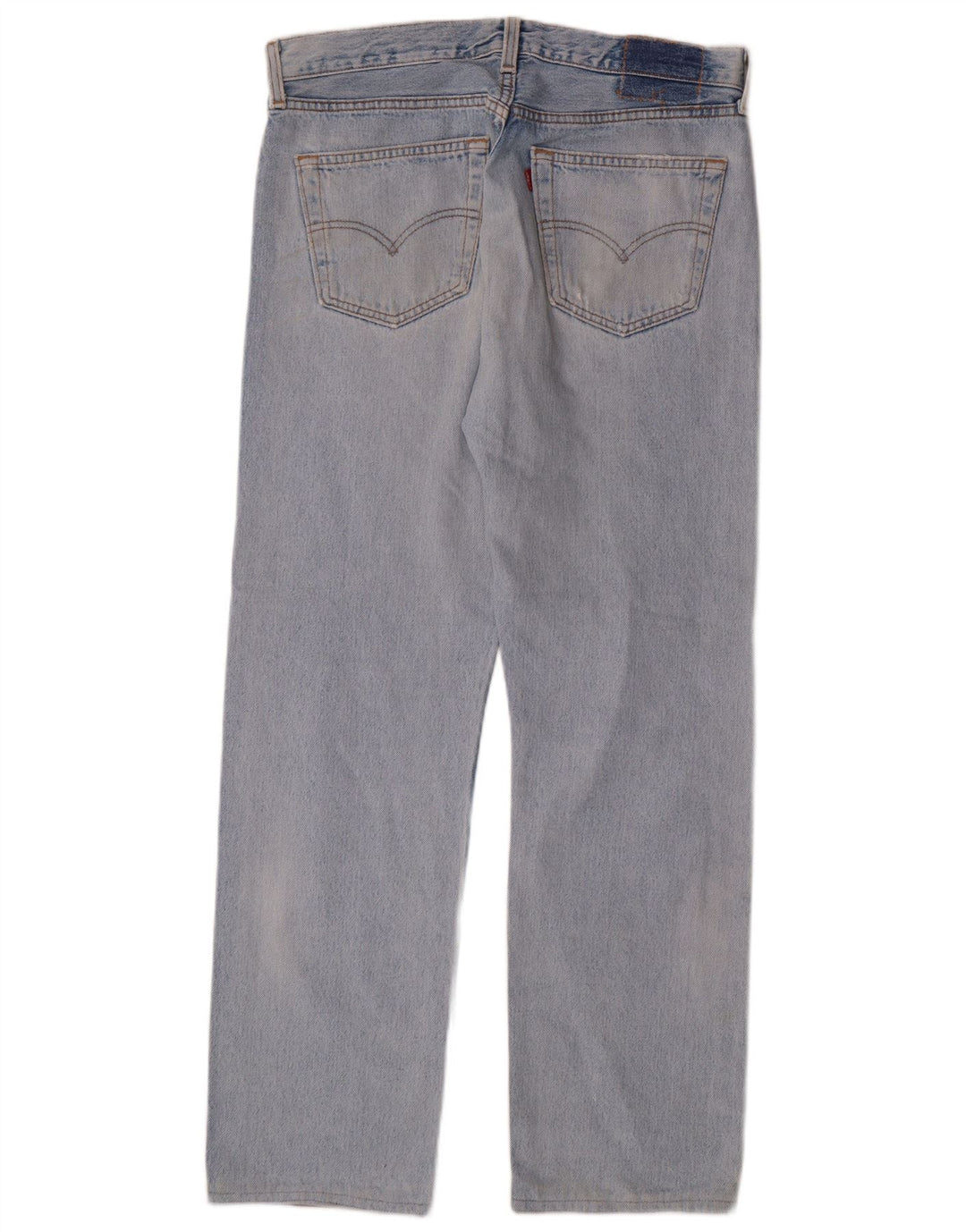 Męskie proste dżinsy LEVI'S W34 L29 Niebieskie bawełniane