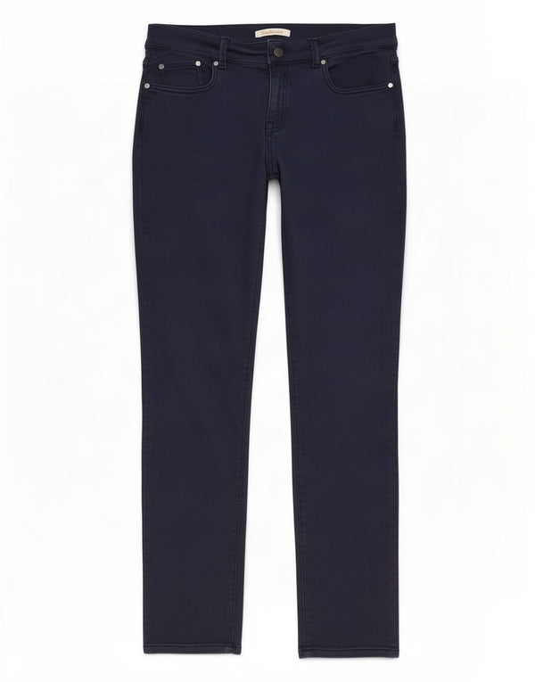 Spodnie damskie Barbour Slim Casual UK 14 Medium W30 L29 Granatowa bawełna