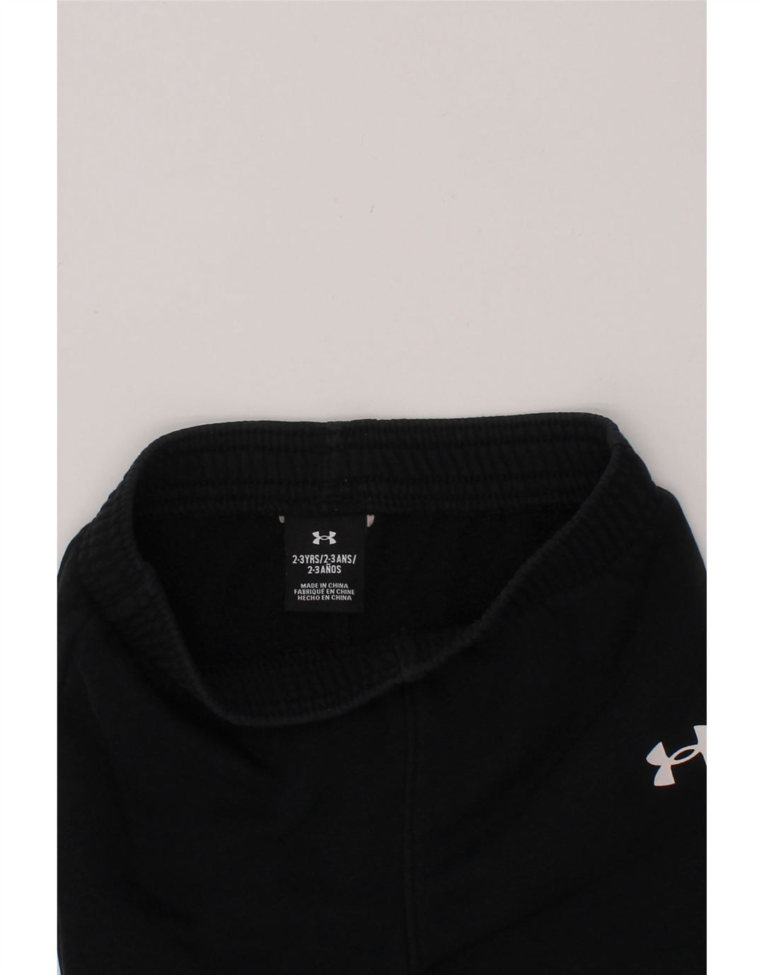 UNDER ARMOUR Boys Tracksuit Trousers Joggers 2-3 Years  Black Vintage Under Armour and Second-Hand Under Armour from Messina Hembry 