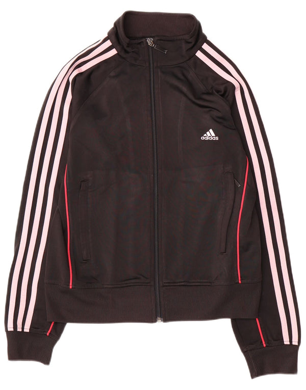 Damska bluza dresowa Adidas UK 12 Średni czarny poliester