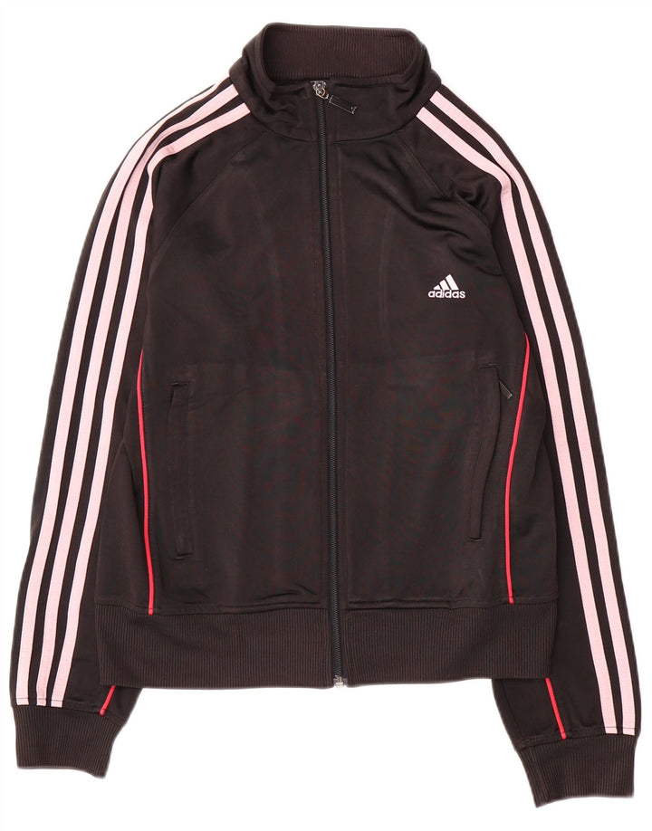 Damska bluza dresowa Adidas UK 12 Średni czarny poliester