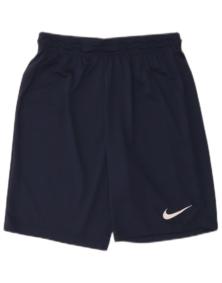 Męskie spodenki sportowe Nike, małe, granatowe, poliestrowe